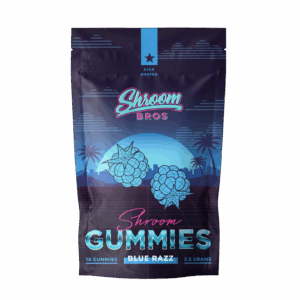 magic mushroom gummies - blue raspberry