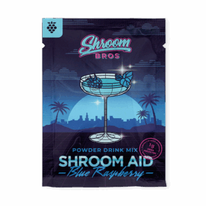 Shroom Aid Drink Mix for a convenient and delicious way to consume our Canadian Magic Mushrooms.. Each packet contains 1 gram of psylocibin.